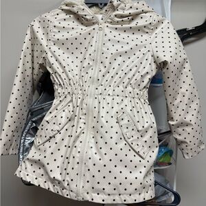 Polka Dot Kids Jacket - Cream